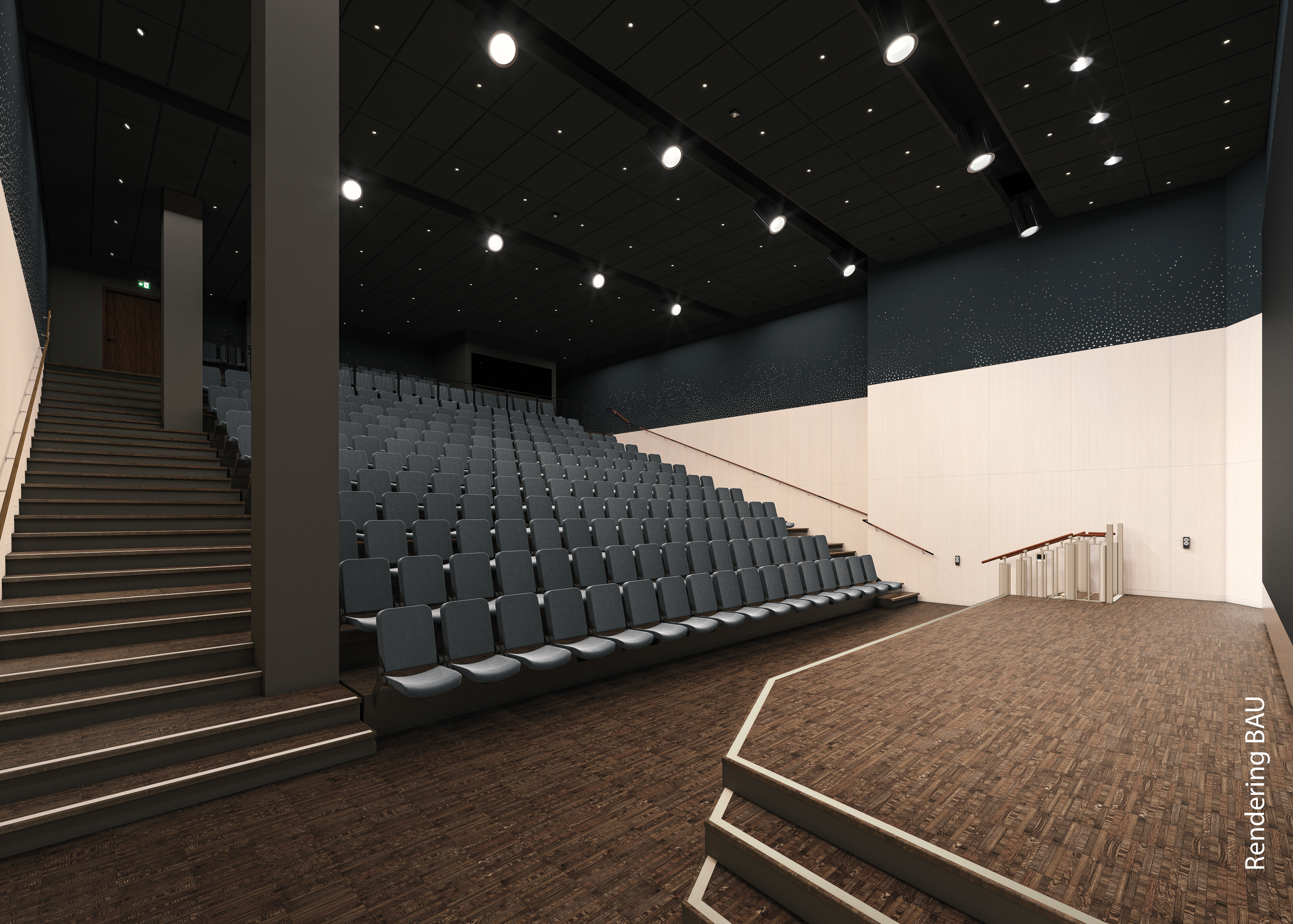 Auditorium med plats för upp till 255 personer i centrala Stockholm
