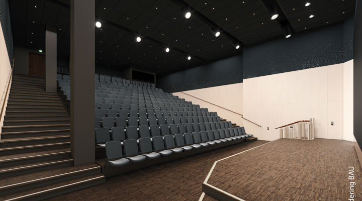 Auditorium med plats för upp till 255 personer i centrala Stockholm