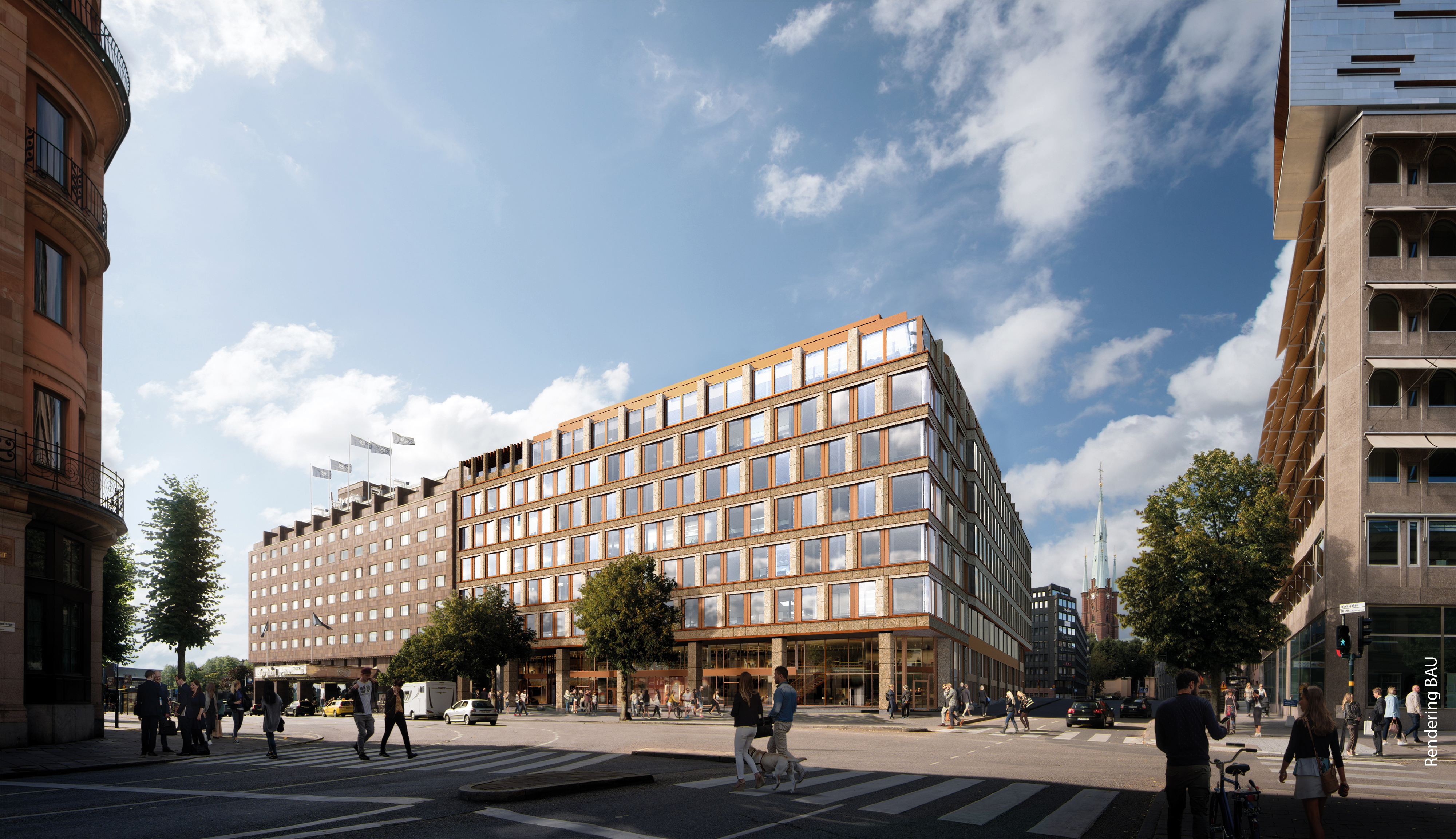 Exteriör av Stockholm View - beläget mitt i centrala Stockholm